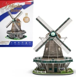 3D Puzzel - Molen LED (65 stukjes)