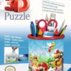 3D Puzzel - Pennenbak Super Mario (57 stukjes)