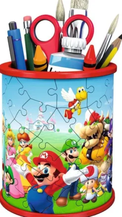 3D Puzzel - Pennenbak Super Mario (57 stukjes)