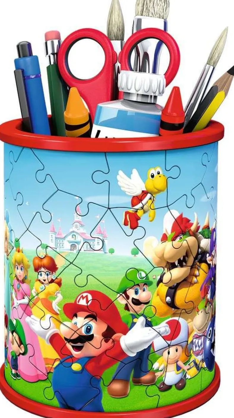 3D Puzzel - Pennenbak Super Mario (57 stukjes)