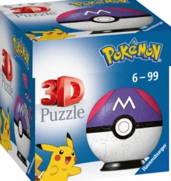 3D Puzzel - Pokemon Masterball (54 stukjes)