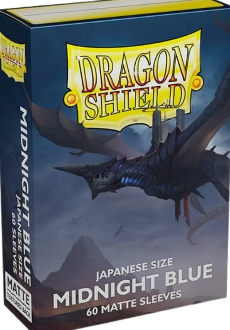 Dragon Shield Matte Japanese (59x86mm) 60 Sleeves - Midnight Blue