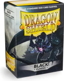 Dragon Shield Sleeves - Black 100 sleeves (63x88mm)