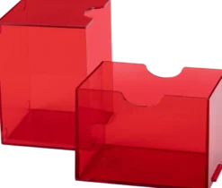Dragon Shield Strongbox - Clear Red