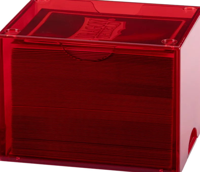 Dragon Shield Strongbox - Clear Red