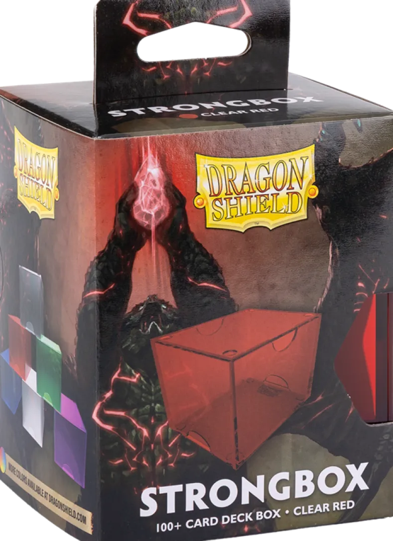 Dragon Shield Strongbox - Clear Red
