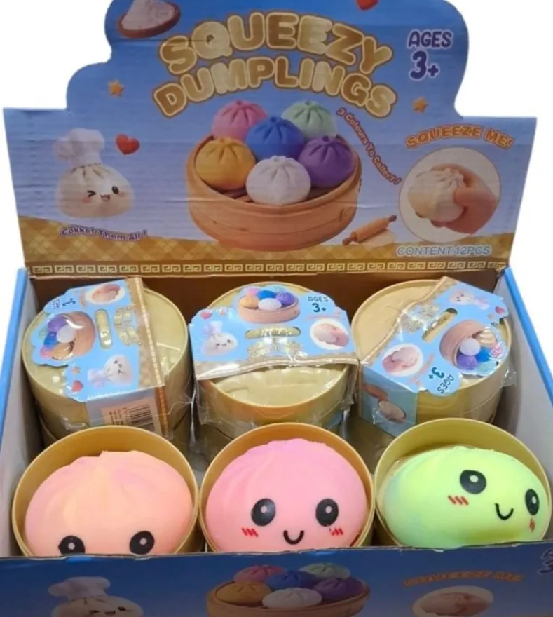 Dumpling Squishy Multi Colour (8,5 cm)