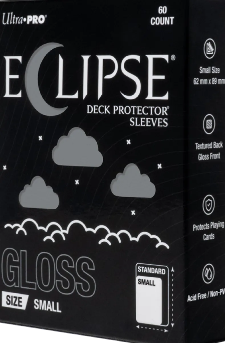 Eclipse Gloss Small Sleeves - Smoke Grey (60 stuks) - Boxed