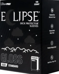 Eclipse Gloss Standard Deck Protector Sleeves - Jet Black (105 stuks) - Boxed