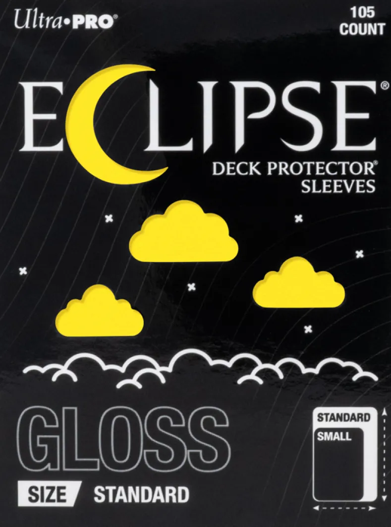 Eclipse Gloss Standard Deck Protector Sleeves - Lemon Yellow (105 stuks) - Boxed