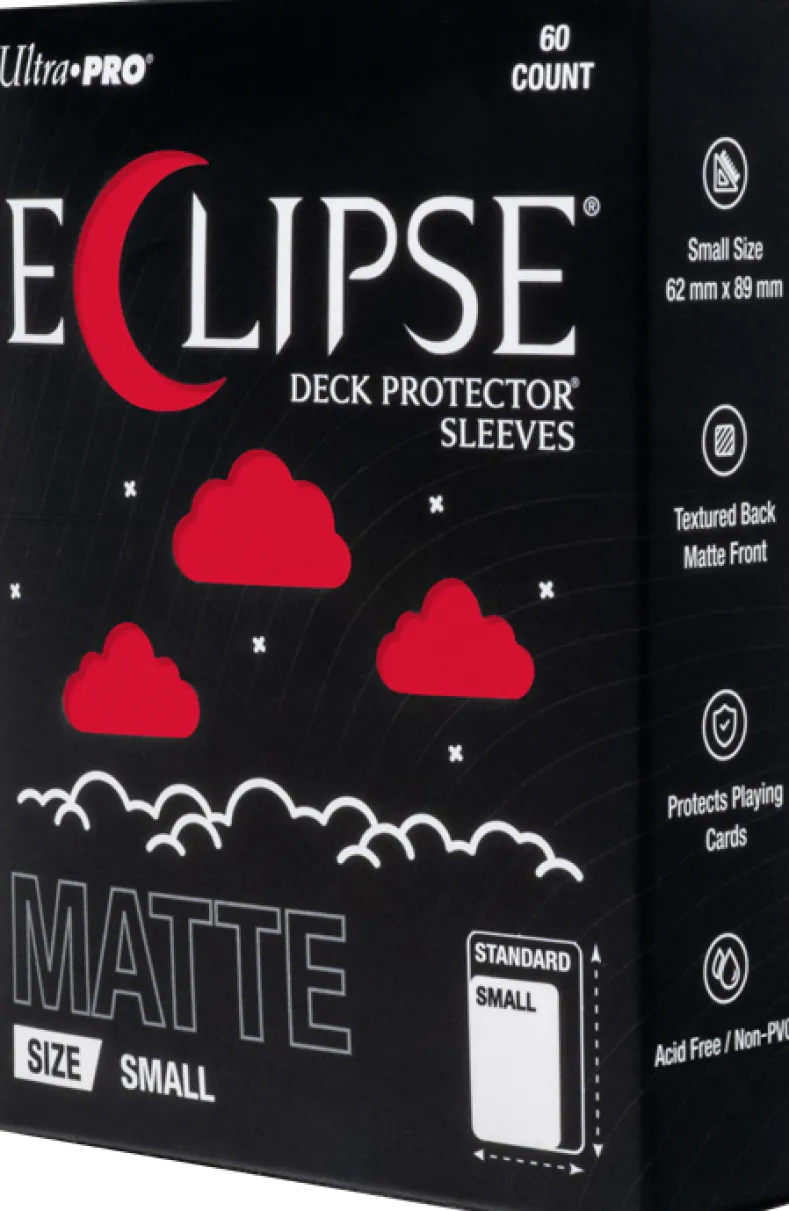 Eclipse Matte Small Sleeves - Apple Red (60 stuks) - Boxed