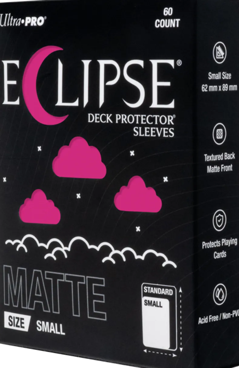 Eclipse Matte Small Sleeves - Hot Pink (60 stuks) - Boxed