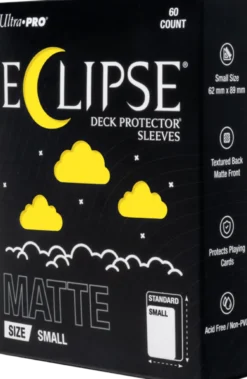 Eclipse Matte Small Sleeves - Lemon Yellow (60 stuks) - Boxed