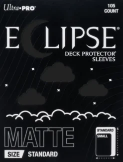 Eclipse Matte Standard Deck Protector Sleeves - Jet Black (105 stuks) - Boxed