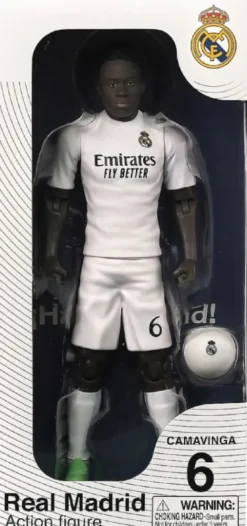 Eduardo Camavinga Real Madrid – Actiefiguur Voetballer (20 cm)