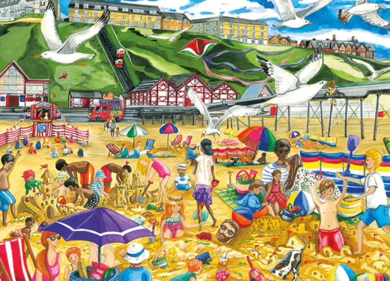 Elizabeth Blustin - Saltburn-by-the-Sea Puzzel (500 stukjes)