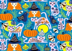 Enchanted Cats Puzzel (1000 stukjes) (doos beschadigd)