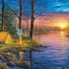 Evening Mist - Abraham Hunter Puzzel (1000 stukjes)
