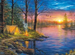 Evening Mist - Abraham Hunter Puzzel (1000 stukjes)