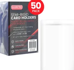 Evoretro - Semi-Rigid Card Holders (50 stuks)