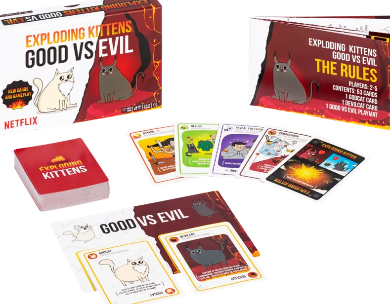 Exploding Kittens Good vs Evil (Engelse versie)