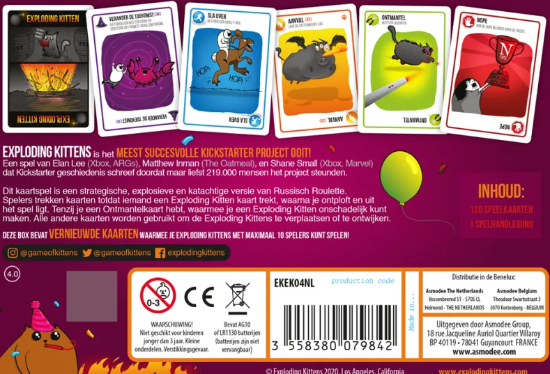 Exploding Kittens Party Pack NL