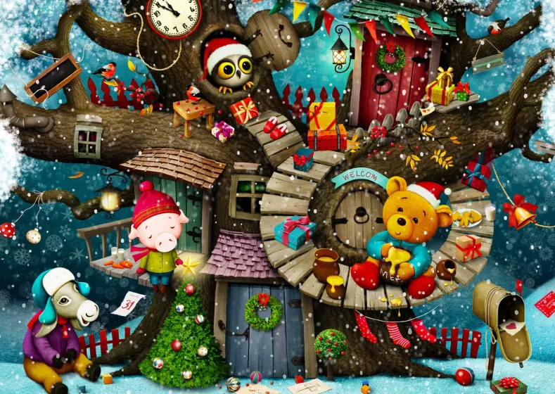 Fairy Tale Christmas Puzzel (1000 stukjes)
