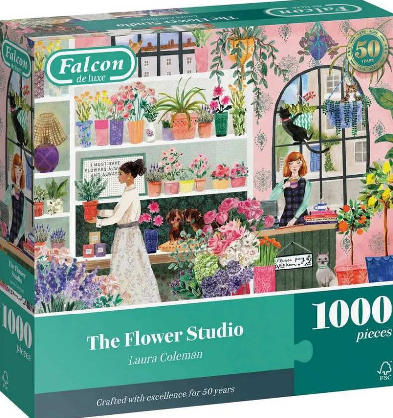 Falcon - The Flower Studio Puzzel (1000 stukjes)