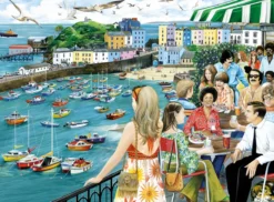 Fiona Osbaldstone - Dining at Tenby Puzzel (1000 stukjes)