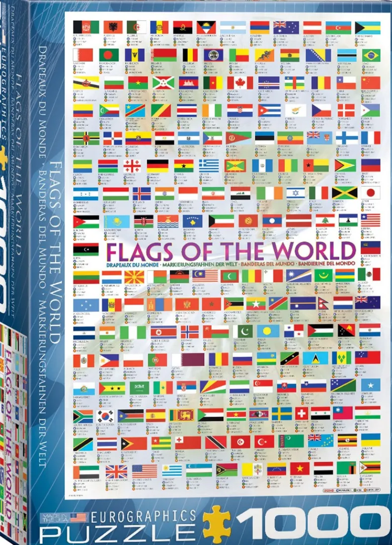 Flags of the World Puzzel (1000 stukjes)