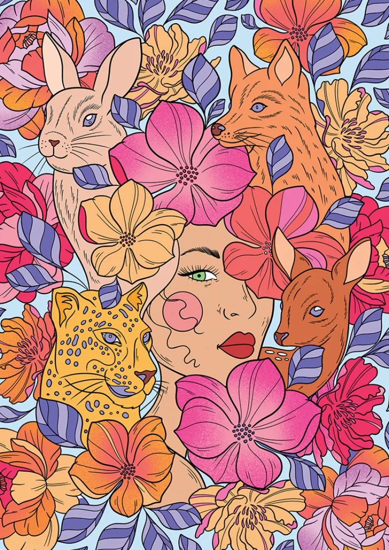 Floral Love Puzzel (1000 stukjes)