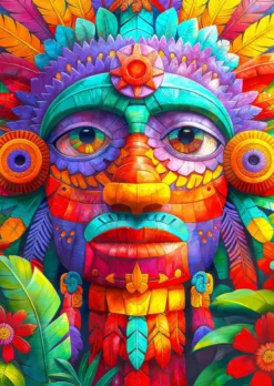 Floral Totem Puzzel (1000 stukjes)