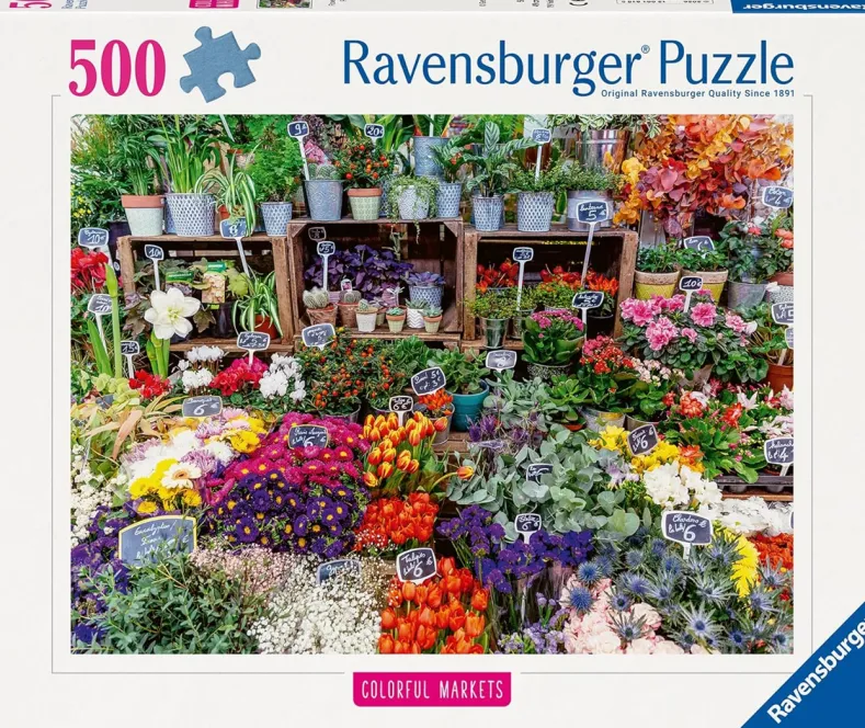Flower Market France Puzzel (500 stukjes)