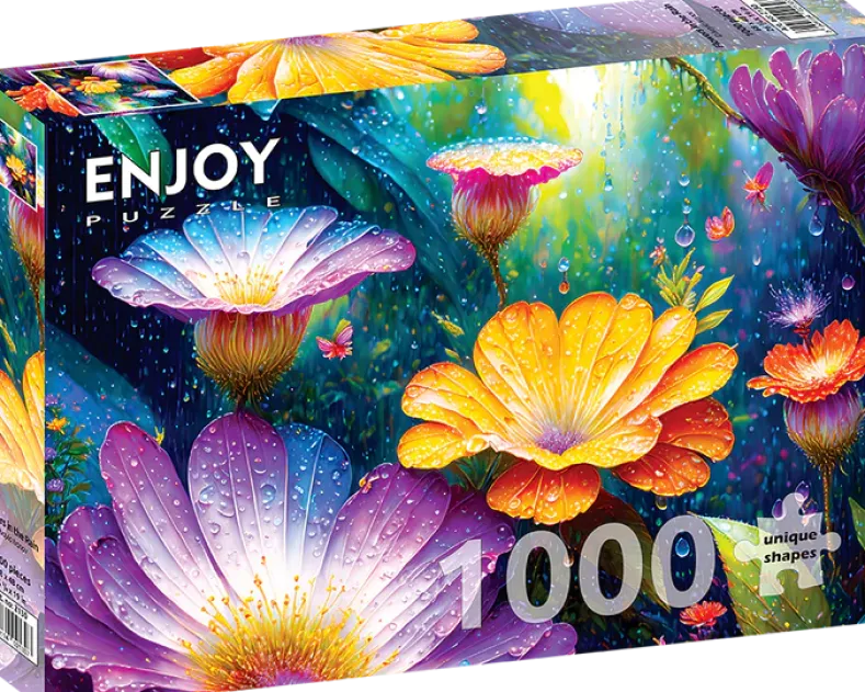 Flowers in the Rain (1000 stukjes)