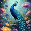 Flowers & Peacock Puzzel (500 stukjes)