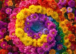 Flower Vortex Puzzel (1000 stukjes)