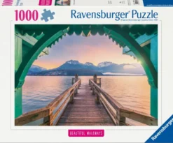 Footbridge at Lac d'Annecy Puzzel (1000 stukjes)