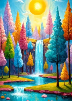 Forest Cascade Puzzel (1000 stukjes)