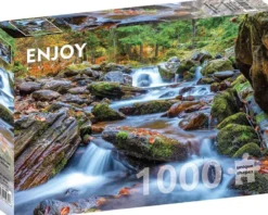 Forest Stream in Autumn Puzzel (1000 stukjes)