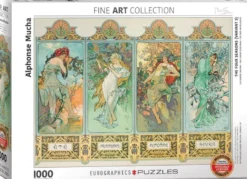 Four Seasons - Alphonse Mucha Puzzel (1000 stukjes)
