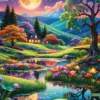 Full Moon at Night Puzzel (500 stukjes)