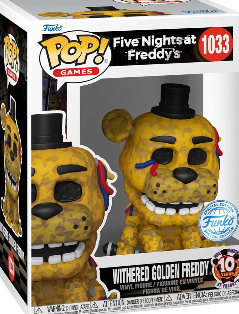 Funko Pop! - Five Nights At Freddy's Withered Golden Freddy #1033