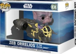 Funko Pop! Ride - Mandalorian & Grogu - Zeb Orrelios in the Razor Crest #838