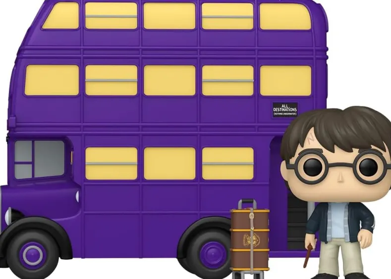 Funko Pop! Super- Harry Potter - Harry with Knight Bus #139