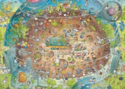 Funky Zoo - Cosmic Habitat Puzzel (1000 stukjes)