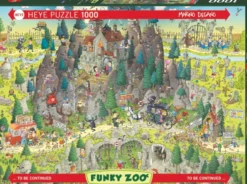 Funky Zoo - Transylvania Habitat Puzzel (1000 stukjes) (doos beschadigd)