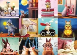 Funny Bunnies Puzzel (1000 stukjes)