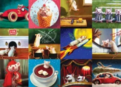 Funny Mice Puzzel (1000 stukjes)