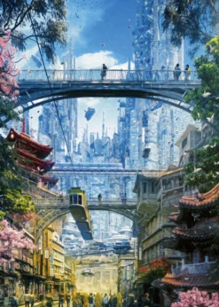 Future Cities - Markets District Puzzel (1000 stukjes)