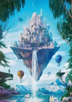 Future Cities - Sky Isle Puzzel (1000 stukjes)